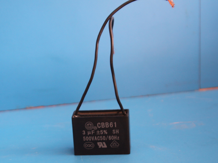 CBB61 3UF 电机 引线电容器 启动电容 3UF/450V