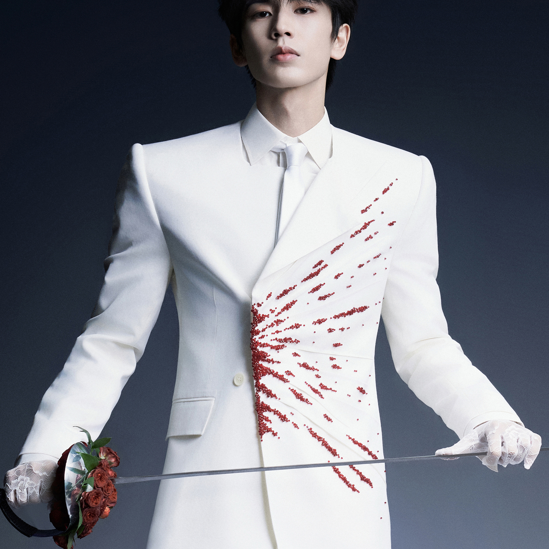 张凌赫明星同款西装套装