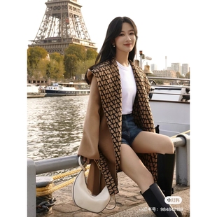 欧品刘涛杨紫同款2025新款秋冬季韩版高级感连帽呢子大衣毛呢外套