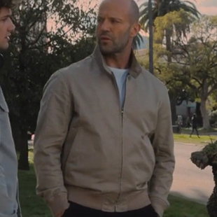 杰森斯坦森明星同款经典哈灵顿夹克男美式复古立领休闲短款外套潮