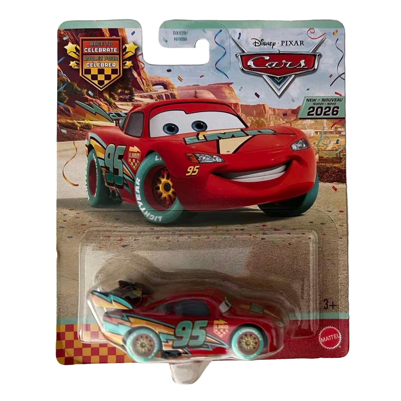 2026 美泰 Pixar Cars 汽车总动员 玩具合金车辆模型系列-新包装