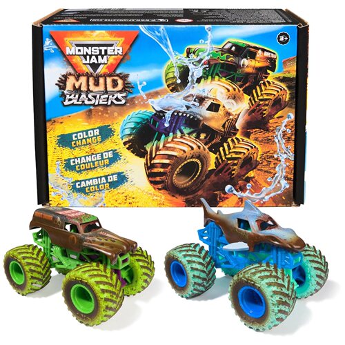 Spin Master出品疯狂大脚怪 Monster Jam 1:64比例变色玩具模型车