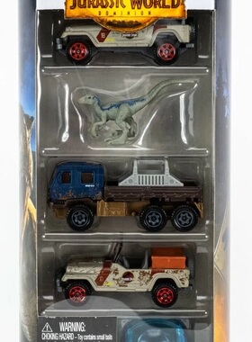 美版Matchbox / 火柴盒 Jurassic World侏罗纪世界恐龙运输玩具车