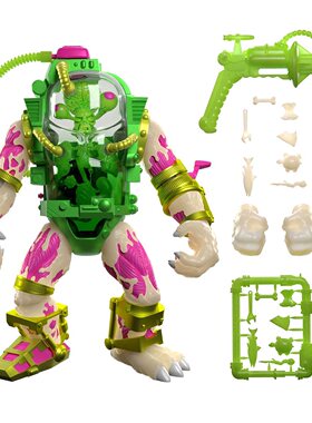 特价Super 7 忍者神龟系列Glow-in-the-Dark Mutagen Man手办模型
