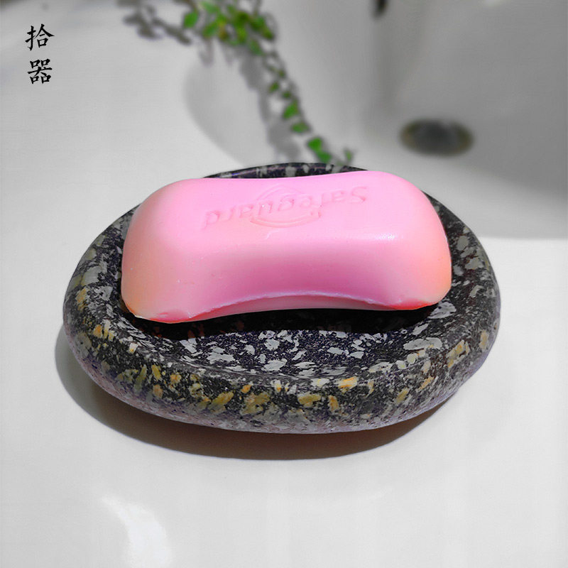 石头手工皂托收纳盆盒创意