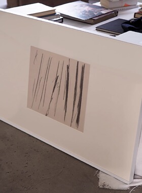 crisis art 84 侘寂风装饰画公共空间挂画米白色简约wabi-sabi