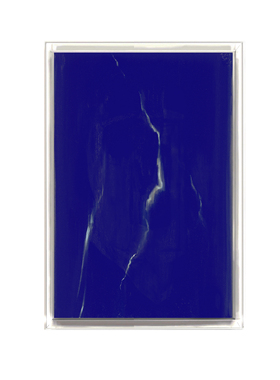 crisis art 3 风波艺术 艺术微喷 蓝色 闪电 装饰画  现代 抽象