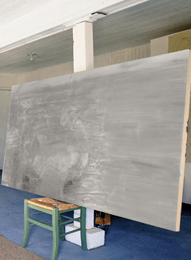 crisis art76 灰色装饰画挂画抽象浅灰色横幅大幅客厅办公室公司