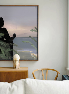 CRISIS ART | NO.25 油画 装饰画  艺术微喷 海边 简约现代