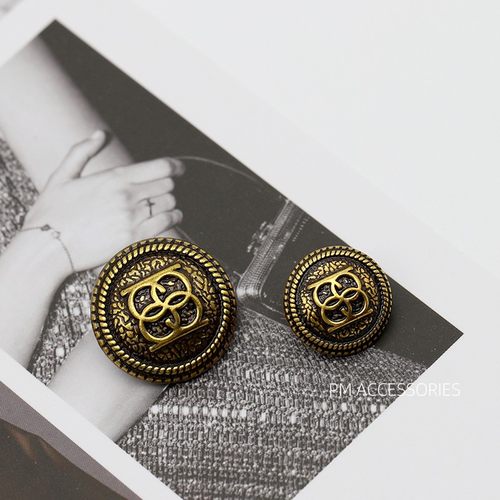 复古做旧B字金属纽扣男西装套扣西服裤腰扣毛衣风衣外套休闲扣子