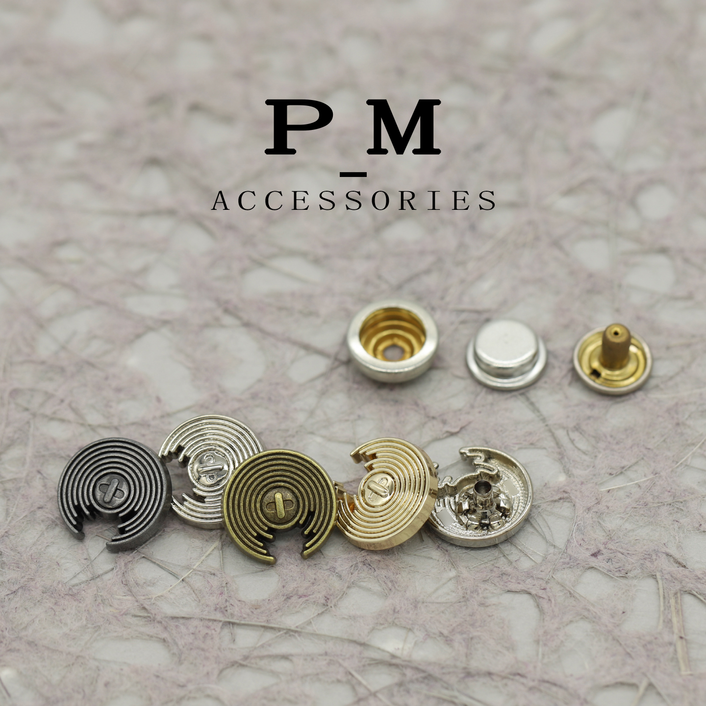 17mm异形金属四合扣纽扣百搭夹克牛仔外套按扣大衣子母扣辅料扣子