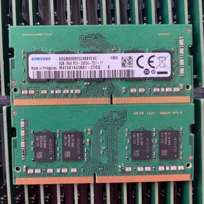 三星8G DDR4 2666 2667 ECC SODIMM M474A1K43BB1-CTDQ笔记本内存