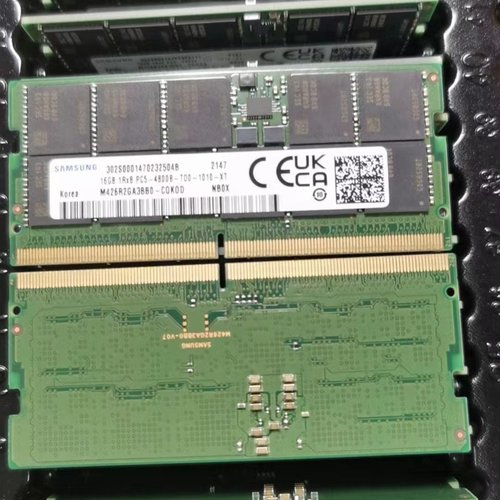 三星16G 1RX8 PC5-4800B-TD0-1010-XT DDR5 ECC SODIMM笔记本内存