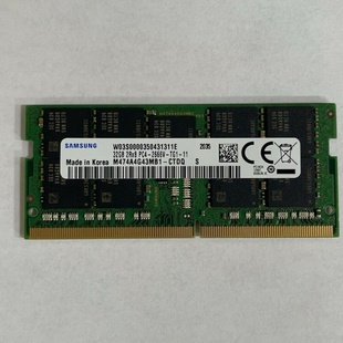 三星原装32G 2666 ECC SODIMM M474A4G43MB1-CTDQ 笔记本内存条