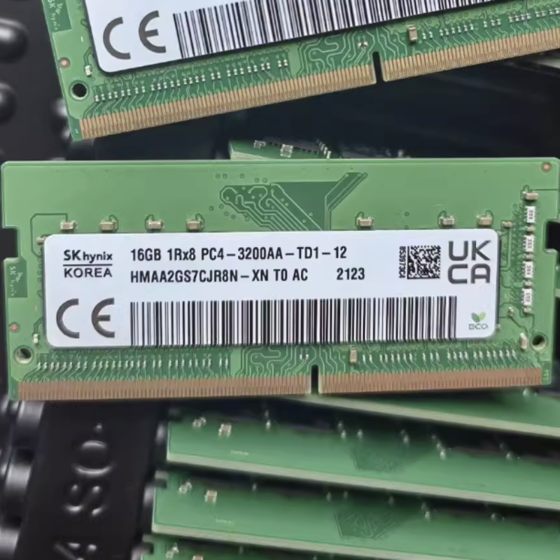 SK海力士16G 1RX8 PC4-3200AA ECC SODIMM HMAA2GS7CJR8N-XN内存