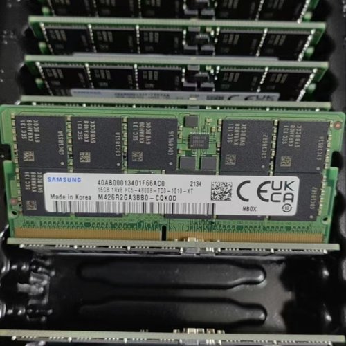 三星16G DDR5 4800 ECC SODIMM工作站笔记本内存M426R2GA3BB0-CQK