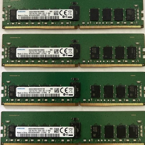三星16G 1RX4 PC4-2666V DDR4 M393A2K40BB2-CTD6Q/7Q服务器内存