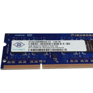 10600S PC3 1RX8 DDR3笔记本内存条 B2.1333MHz 南亚易胜2G
