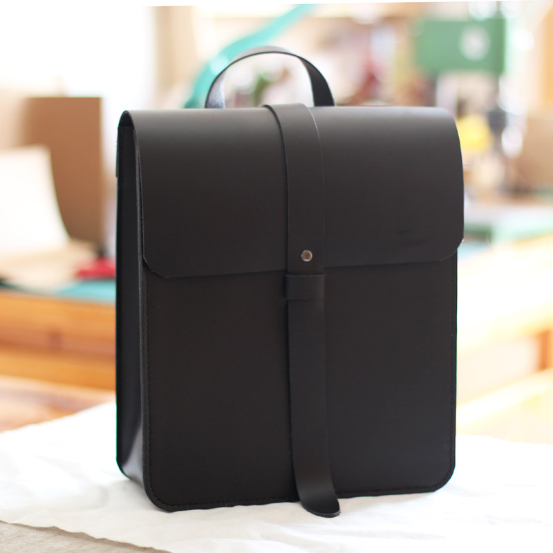 原创真皮包包植鞣头层牛皮手工真皮男女复古双肩背包/书包 可定制