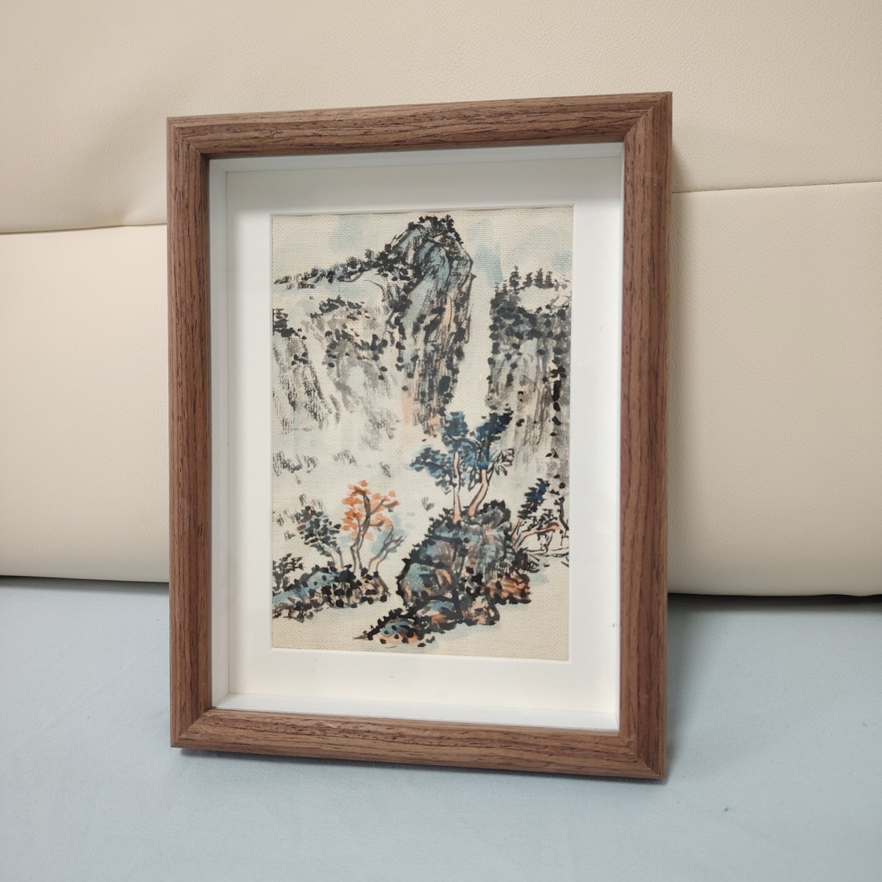 教师节纯手绘国画芯送人装饰摆件国画