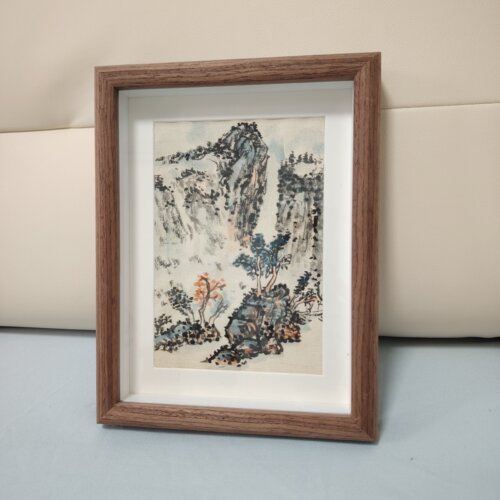 教师节纯手绘国画芯送人装饰摆件办公室客厅书房摆台节日馈赠礼物
