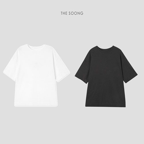 THESOONG纯棉圆领T恤上衣