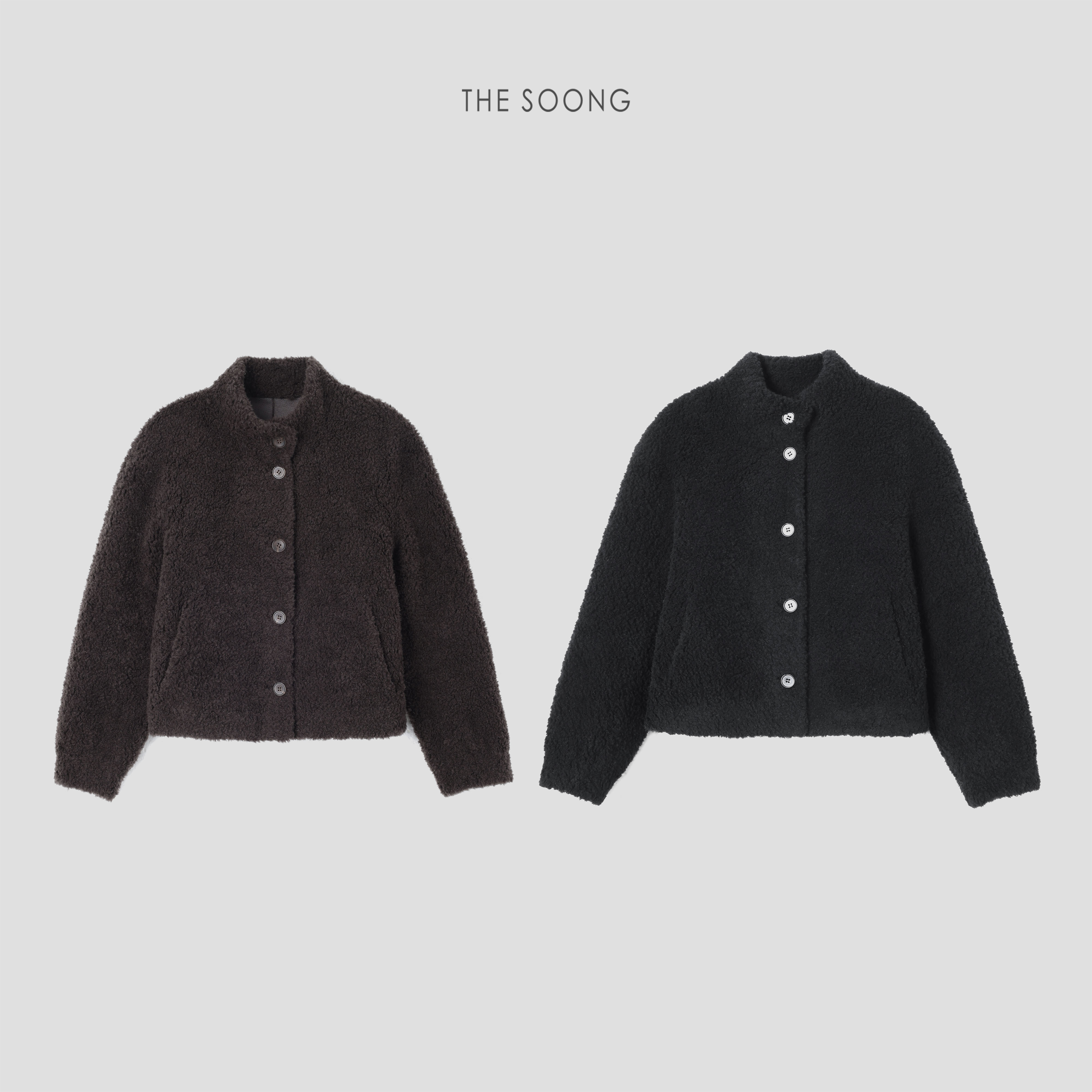 THESOONG/绵羊毛保暖羊毛外套