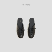 HWXZ8626 手工镂空系带羊皮包头一脚蹬拖鞋 THESOONG 复古随性