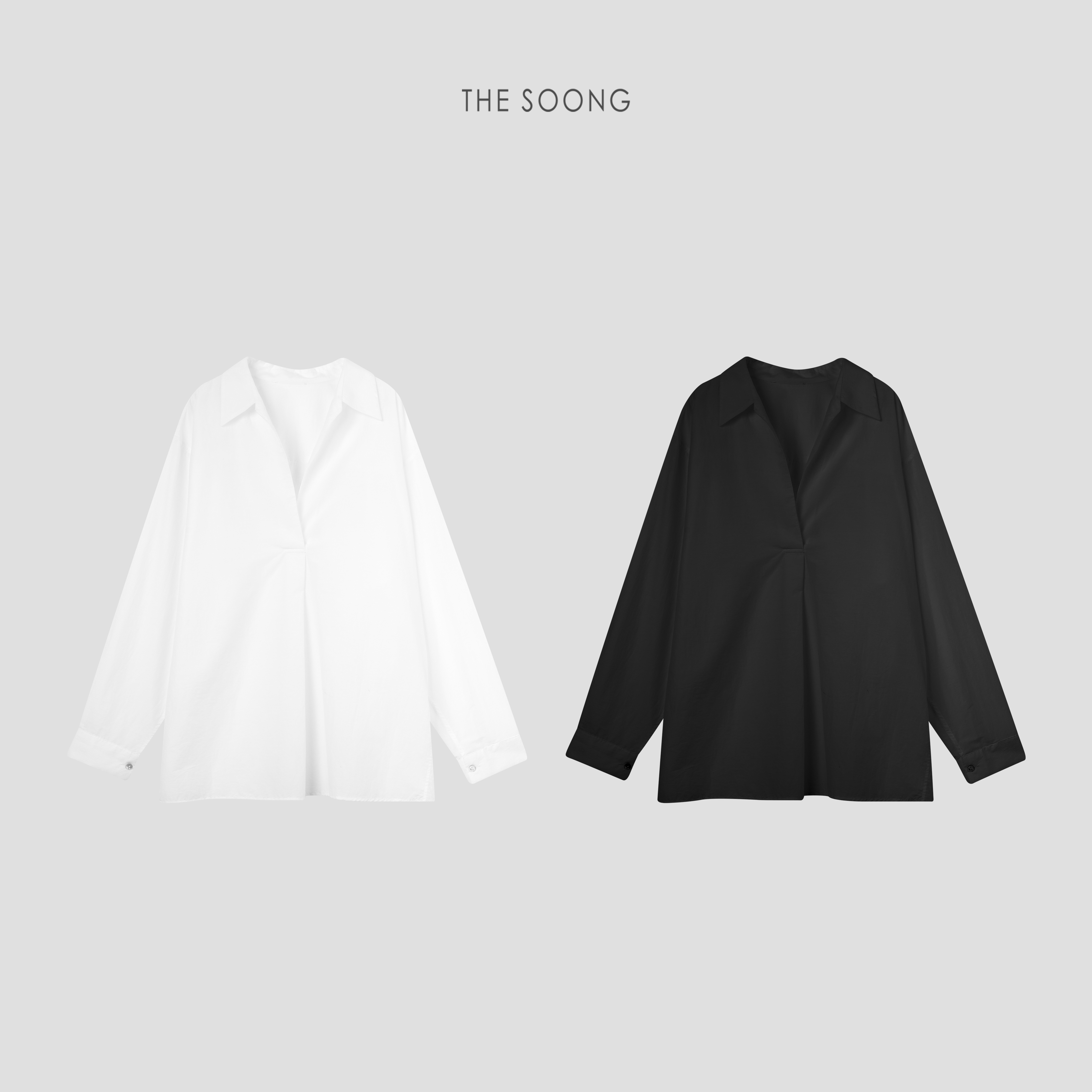 THESOONG纯棉宽松衬衫上衣