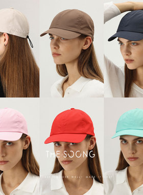 THESOONG/极简艺术 经典精工速干短檐百搭棒球鸭舌帽7571