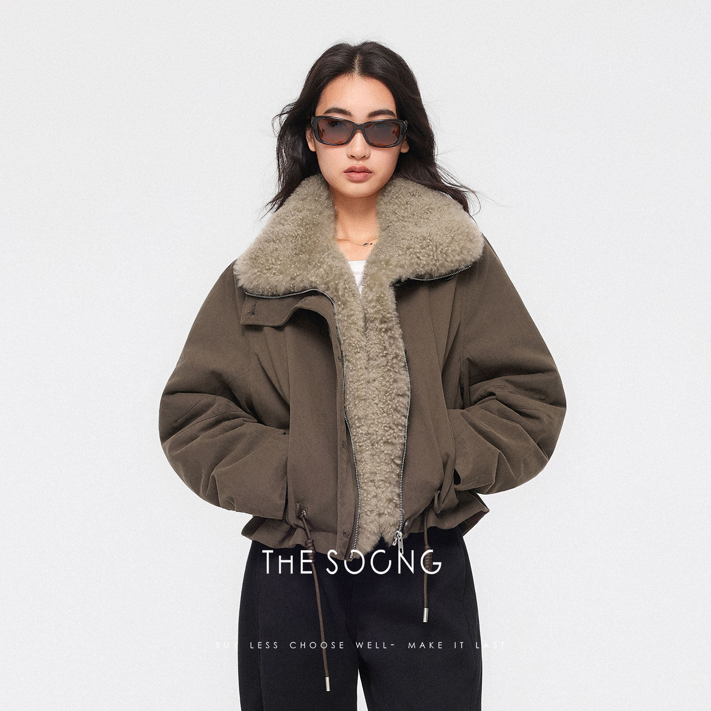 THESOONG/90白鹅绒加厚毛领夹克外套女保暖羽绒服上衣8045,女装/女士精品,羽绒服,淘宝优惠券,粉丝福利购,淘宝优惠卷