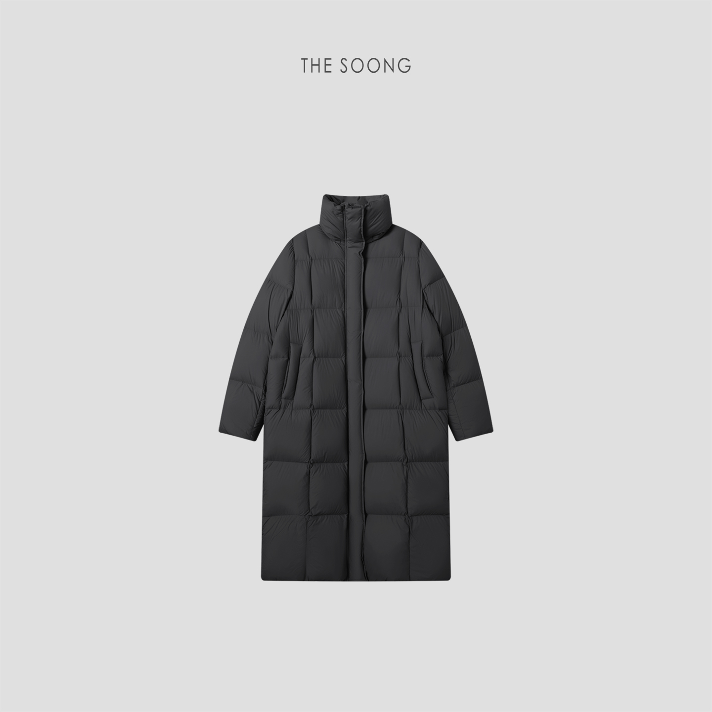 95白鹅绒连帽羽绒服外套