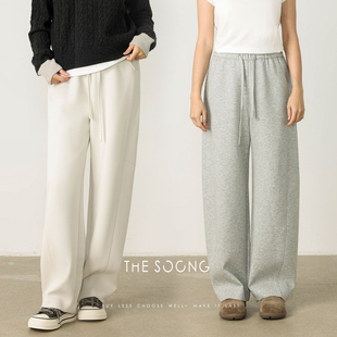 7903 立裁结构定制料轻弹力小弯刀女士休闲卫裤 THESOONG 新曲线