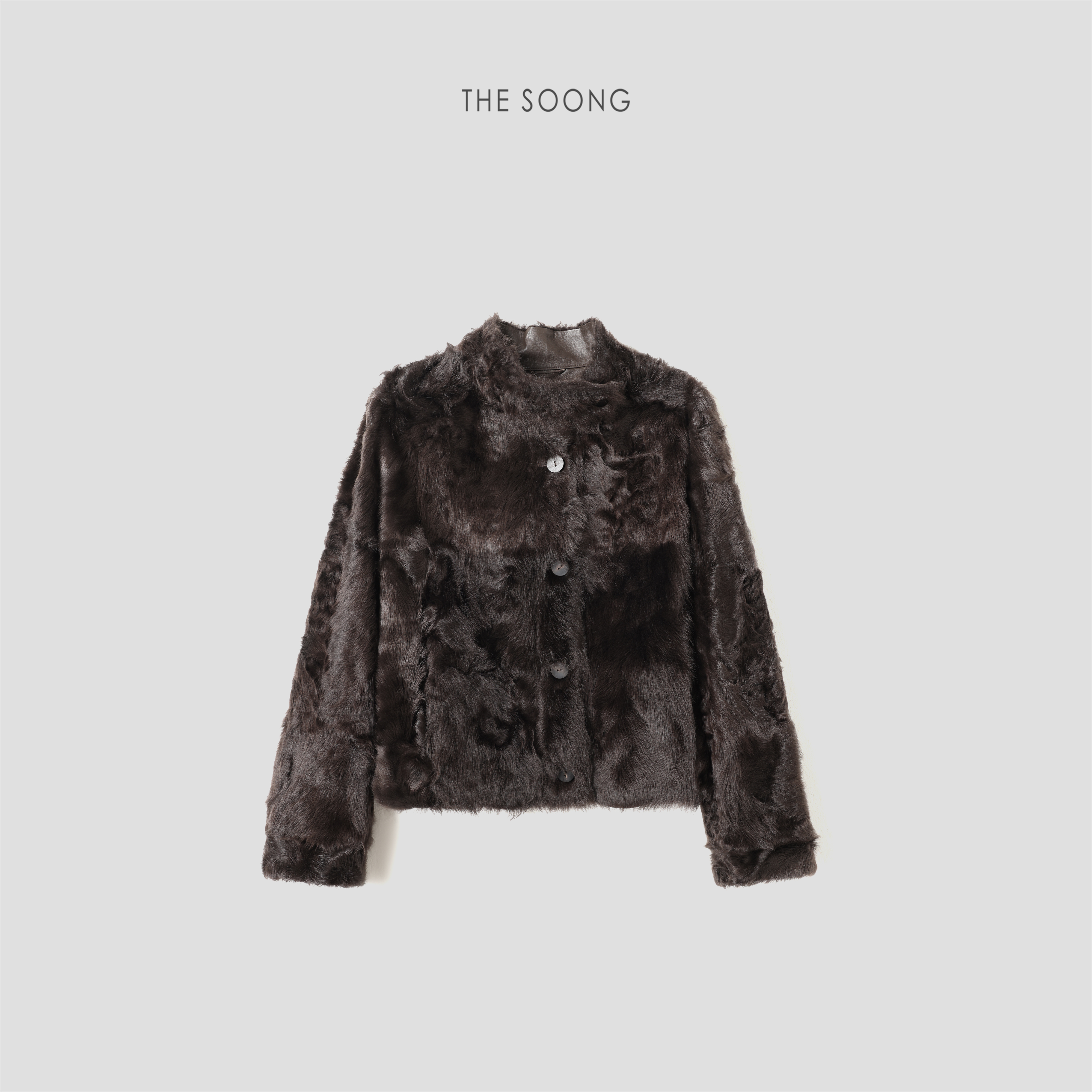 小湖羊羔羊皮皮草外套