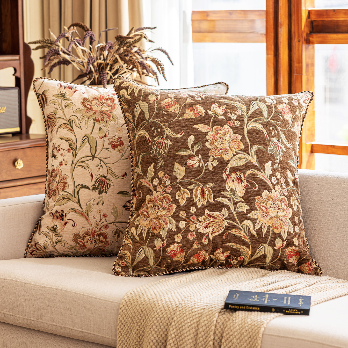 高级感沙发抱枕2025新款靠垫套