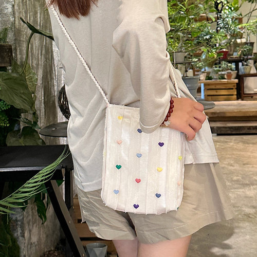 韩系甜美女生手机包单肩斜挎小包