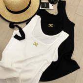 无袖 CEHECL金标大U领宽肩工字背心女辣妹修身 打底吊带韩版 t恤上衣