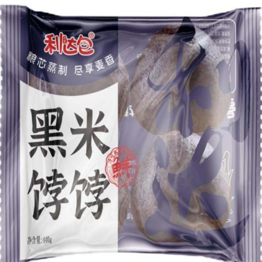 天津利达馒头黑米饽饽速冻面点