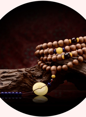 手工印度老山檀香108颗