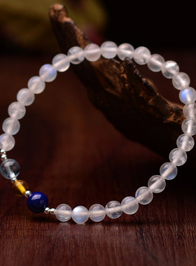 通透天然单圈宝石情人节礼品手串