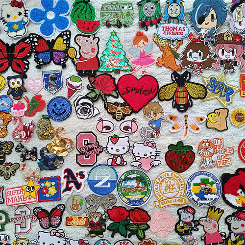 30个衣服补丁贴布贴时尚百搭