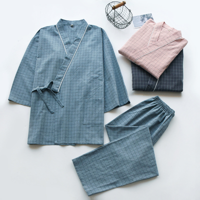 家居服套装春秋夏季纯棉汗蒸