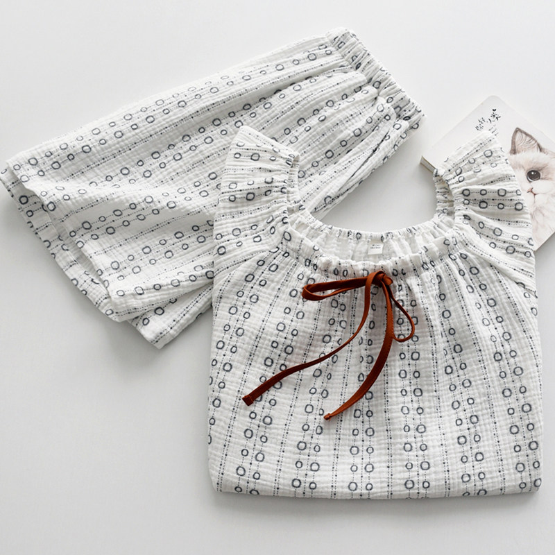 复古风波西米亚睡衣女夏季纯棉纱布薄款短袖短裤家居服套装可外穿,女士内衣/男士内衣/家居服,睡衣/家居服套装,淘宝优惠券,粉丝福利购,淘宝优惠卷