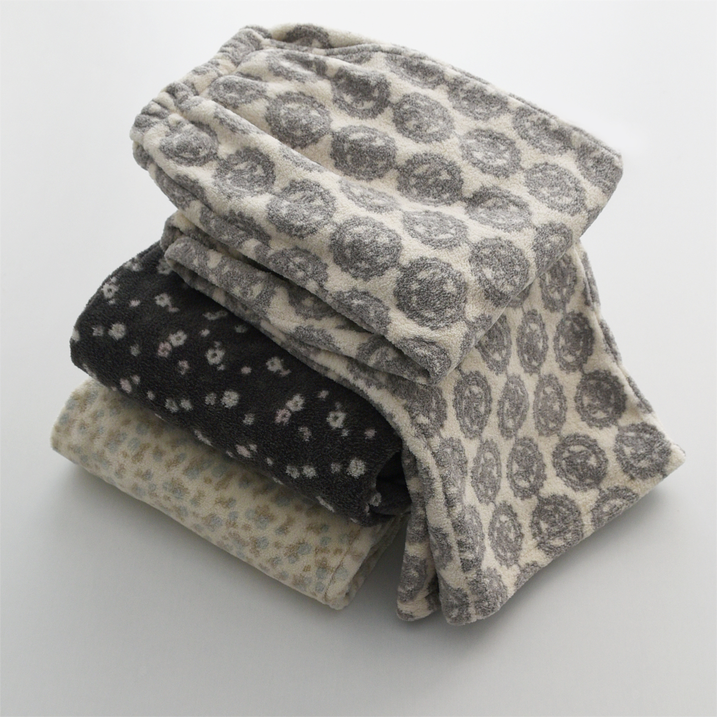 雪妮绒法兰绒秋冬保暖睡裤长裤