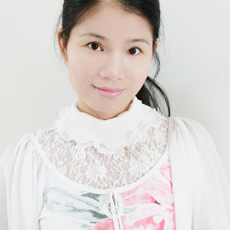 春夏秋冬季韩国版新款半高领假领子女珍珠蕾丝假领围脖套头假衣领