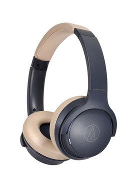 Audio Technica/铁三角 ATH-S220BT蓝牙接线隔音头戴耳机长续航