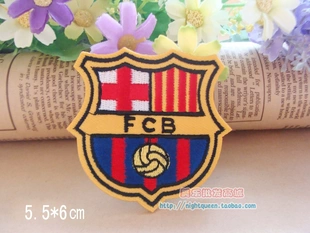 球队布贴绣花贴跨境熨烫贴T恤徽章补丁贴布标羽绒服补洞贴辅料