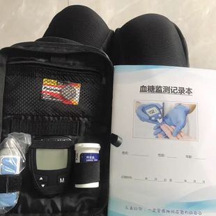 鱼跃欧姆龙三诺血糖仪包测血糖收纳盒强生罗氏稳豪三诺拜耳通用血
