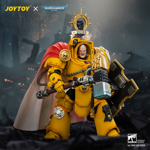 JOYTOY 暗源 1/18 战锤40K 帝国之拳 达纳斯莱山德 可动模型手办