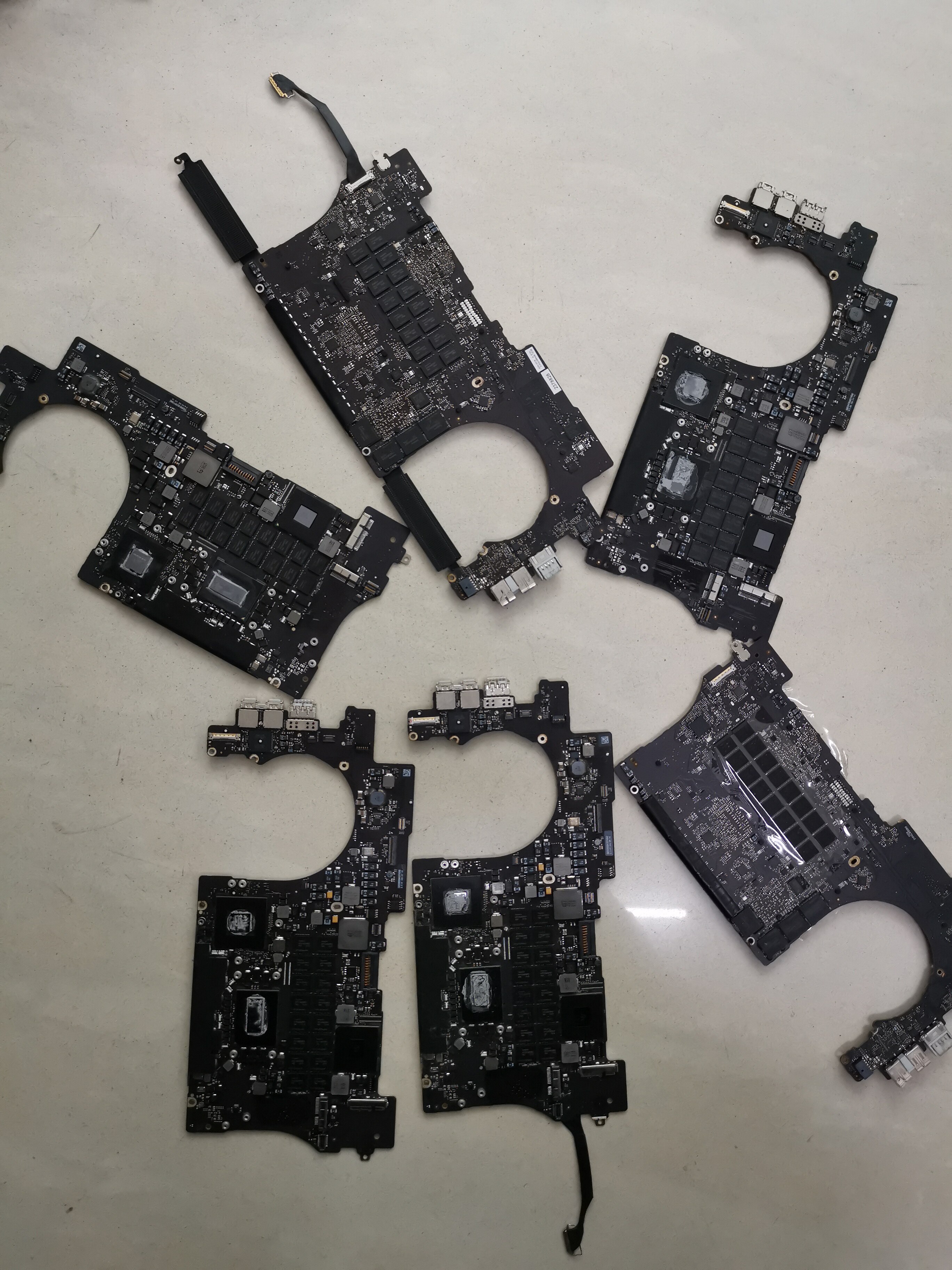 apple/苹果 1212312笔记本电脑主板 a1502 a1398macbook pro 单购